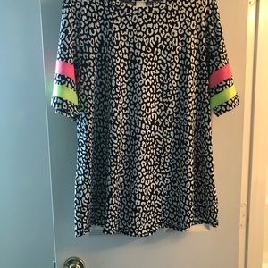 NEW Cheetah print with neon stripes!